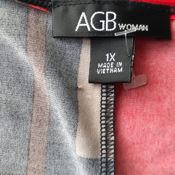 AGB Woman Blouse Size 1 X - Picture 3 of 4